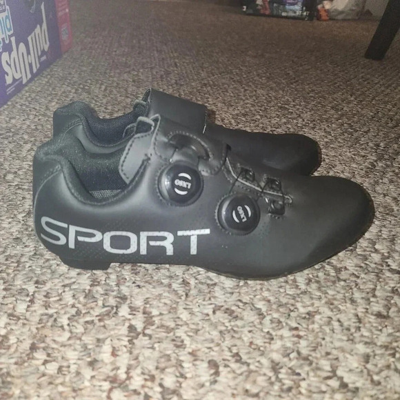 New Lxso Cycling Shoes Men\'s Size 40 Black Compatible Peloton Mountain Biking main image 3